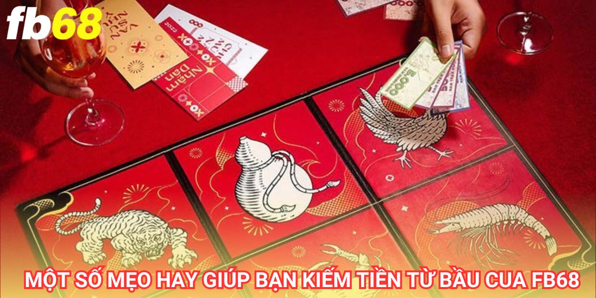 Mẹo hay giúp bạn dễ dàng kiếm tiền từ tựa game bầu cua fb68